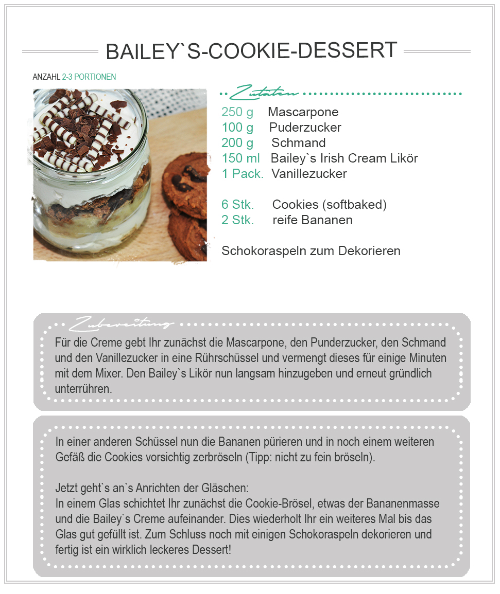 amitades.Blog | REZEPT Baileys Dessert 