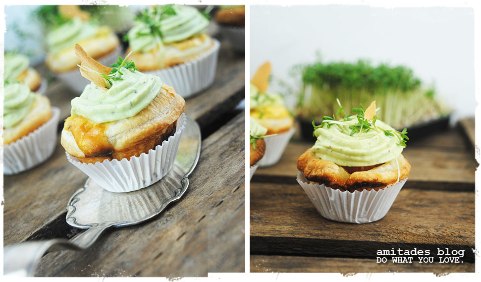 amitades.blog | Tomaten-Cupcakes mit Avokado-Frischkäse-Topping